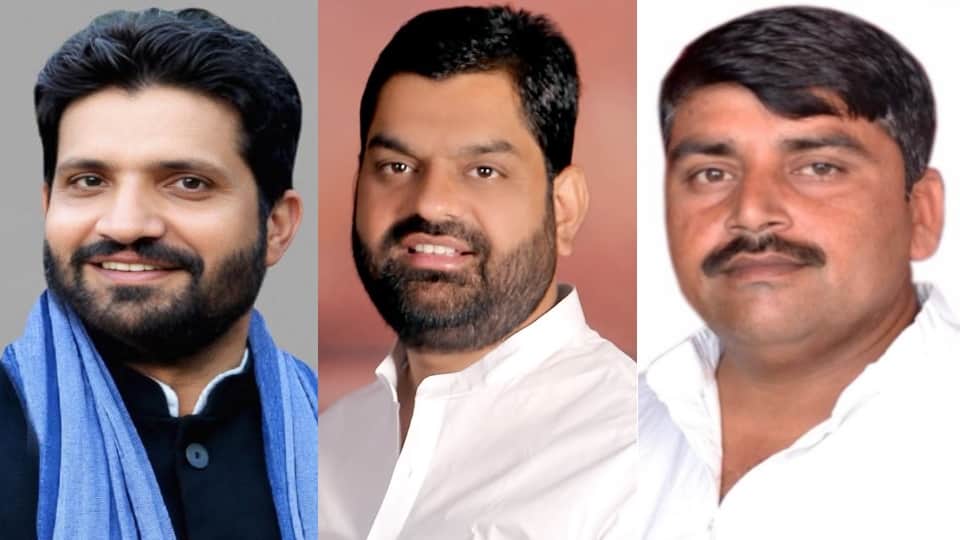 ASP: Babar Chauhan from Kithaur, Sanjeev Pal from Meerut Cantt, and Badar Ali from the city