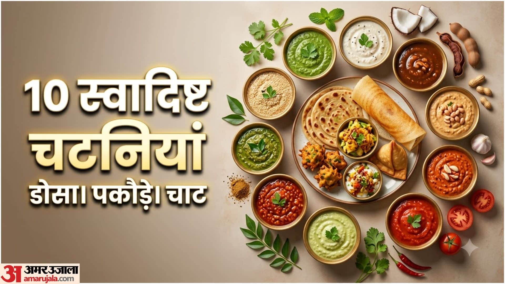 10 तरह की चटनी की रेसिपी