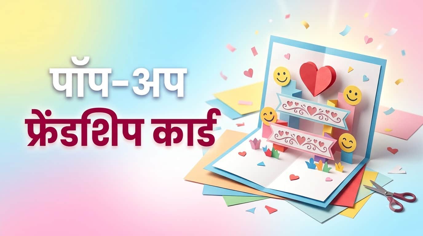 Handmade Friendship Day Card DIY Ideas Greeting Card Kaise Banaye