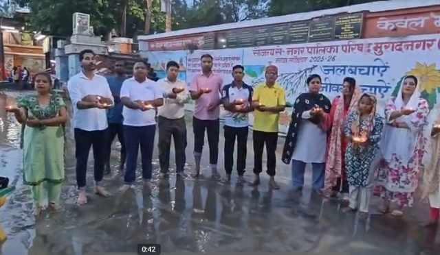 गंगनहर घाट पर मां गंगा की महाआरती