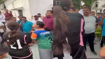 हंगामा करते खिलाड़ी