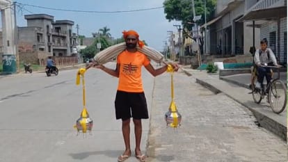Kanwar Yatra: Devotees from Haryana and Rajasthan Crowd Kanwar Route with Sacred Ganga Water