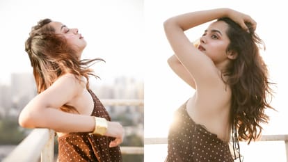 Nitanshi goel Shares her stunning and stylish Photos Polka Dot Print Dress goes Viral