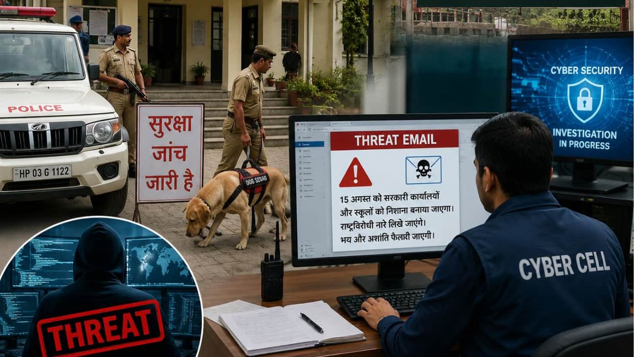 kasauli sdm office army public school threat email independence day security alert