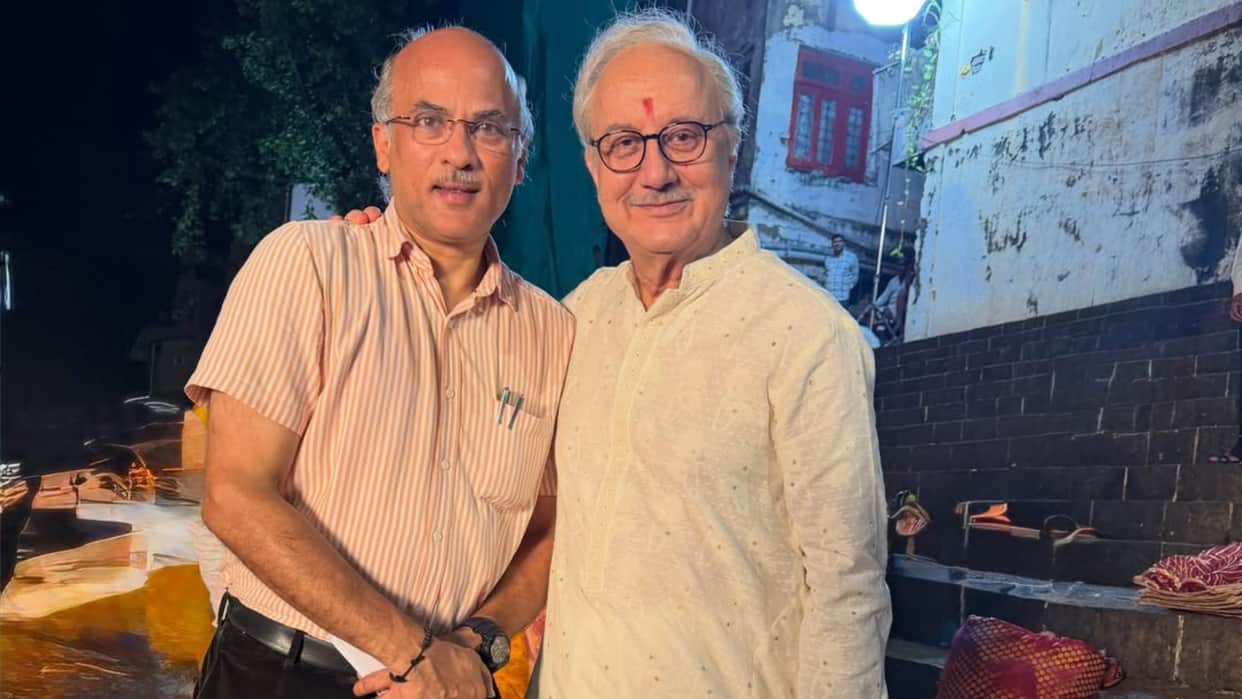 Anupam Kher completed ayushmann sharvari starrer Sooraj Barjatya Movie Yeh Prem Mol Liya shoot shares Photos