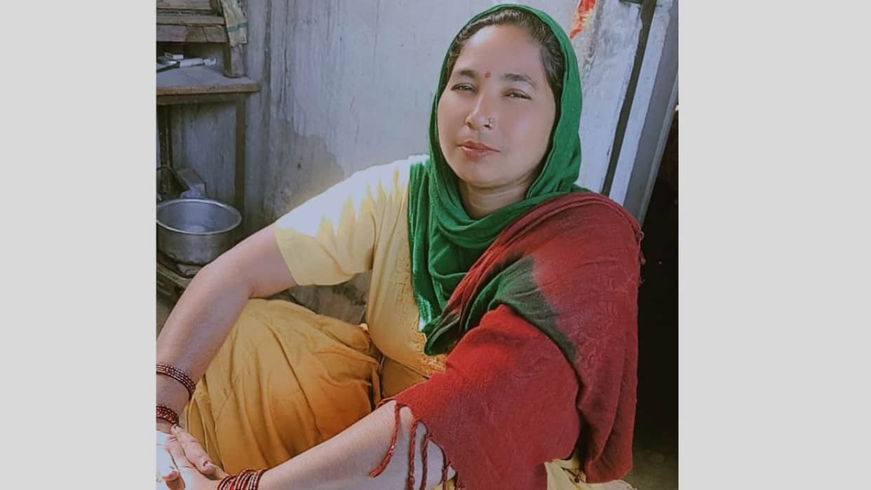 Woman died in Hapur road accident