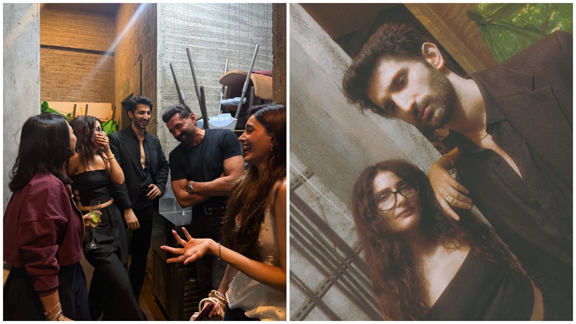 fatima sana shaikh shares photos with Teen Kauwe Stars like Sidhant Gupta Bobby Deol