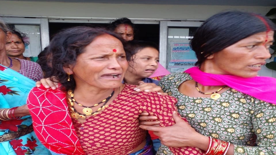 मृतक के परिवार में कोहराम