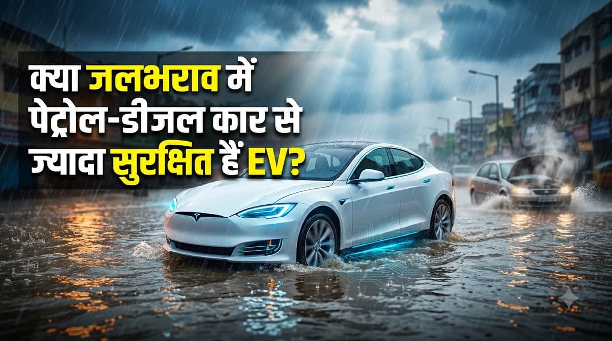 Electric Vehicles vs Petrol & Diesel Cars in Floods: Why EVs May Perform Better on Waterlogged Roads