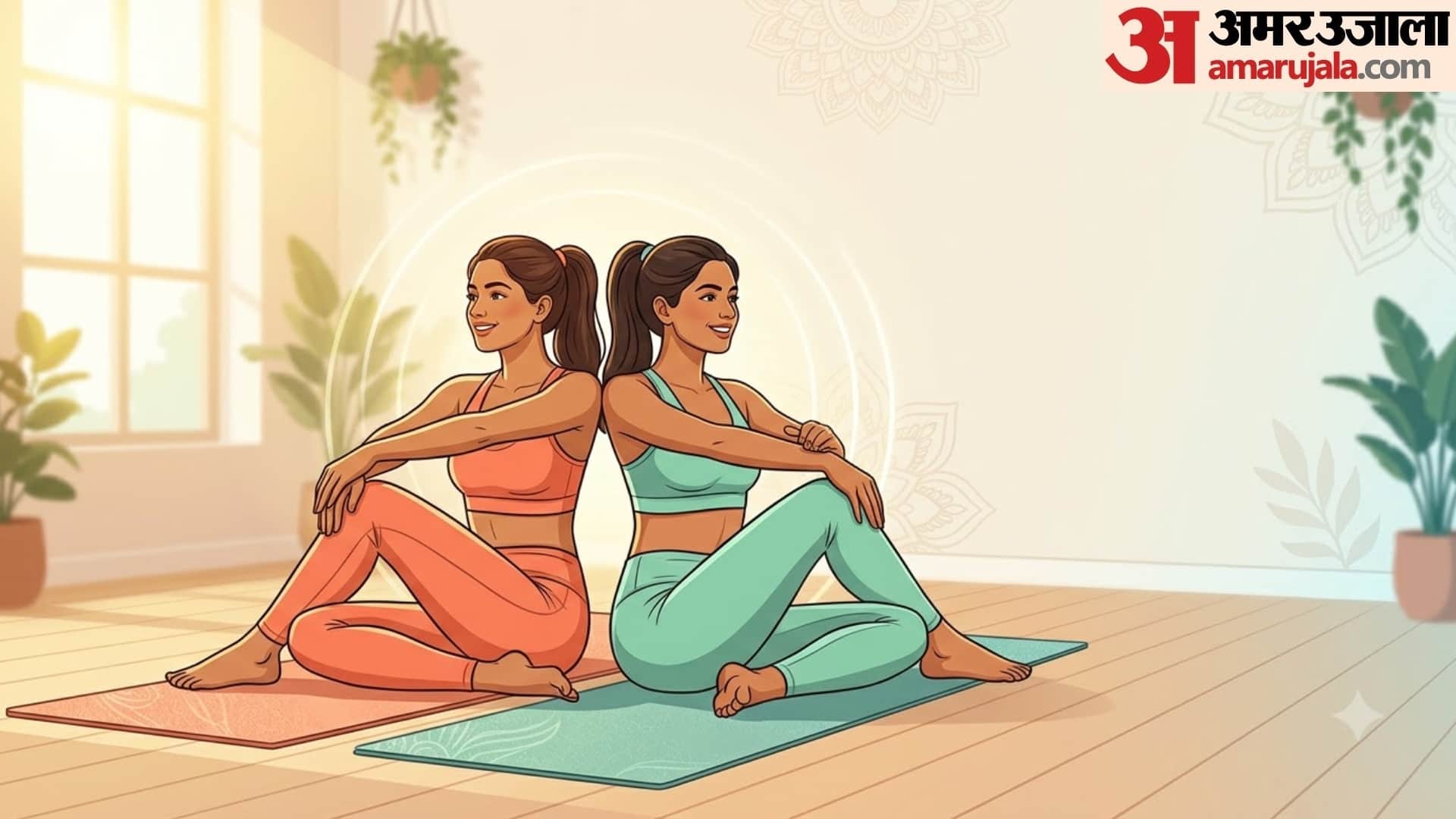 Friendship Day Special Yoga Poses with image