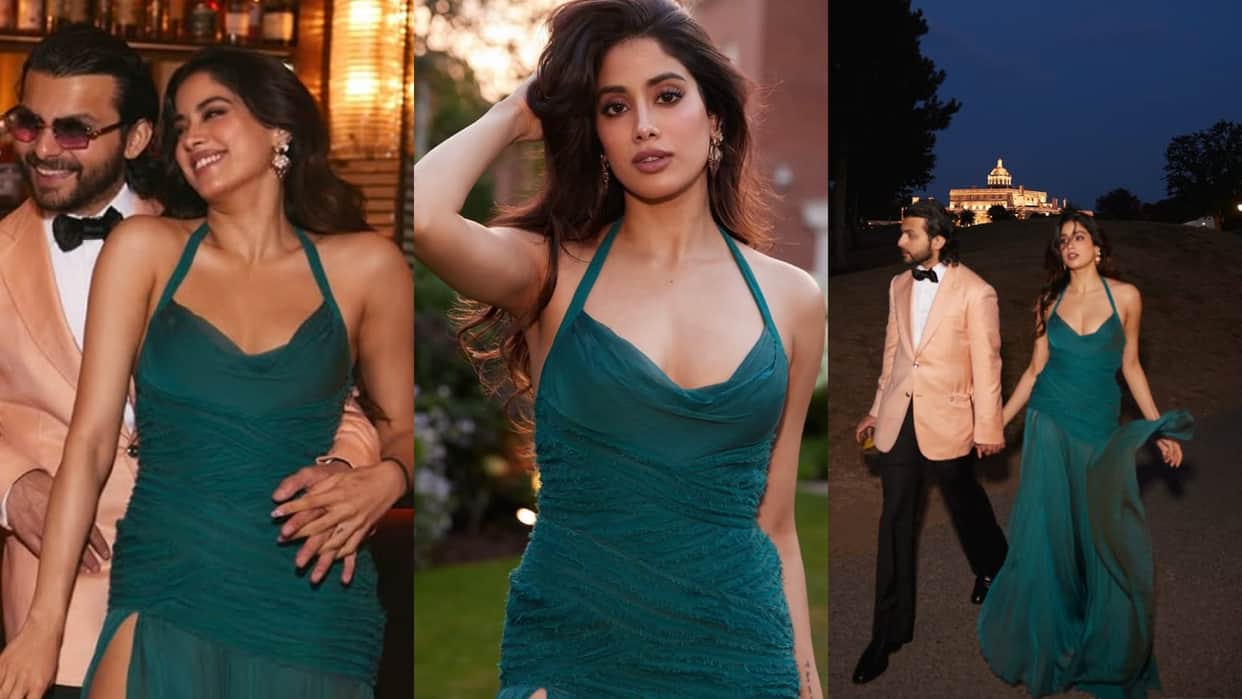 Janhvi Kapoor Shares stunning and bold photos with Boyfriend Shikhar Pahariya from a function