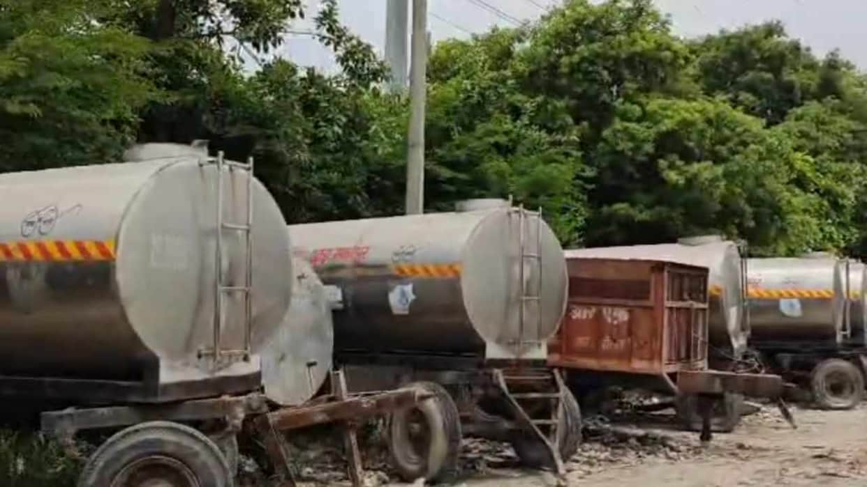 70 tankers provided for Ganga water supply in Khoda over 20 are rusting away