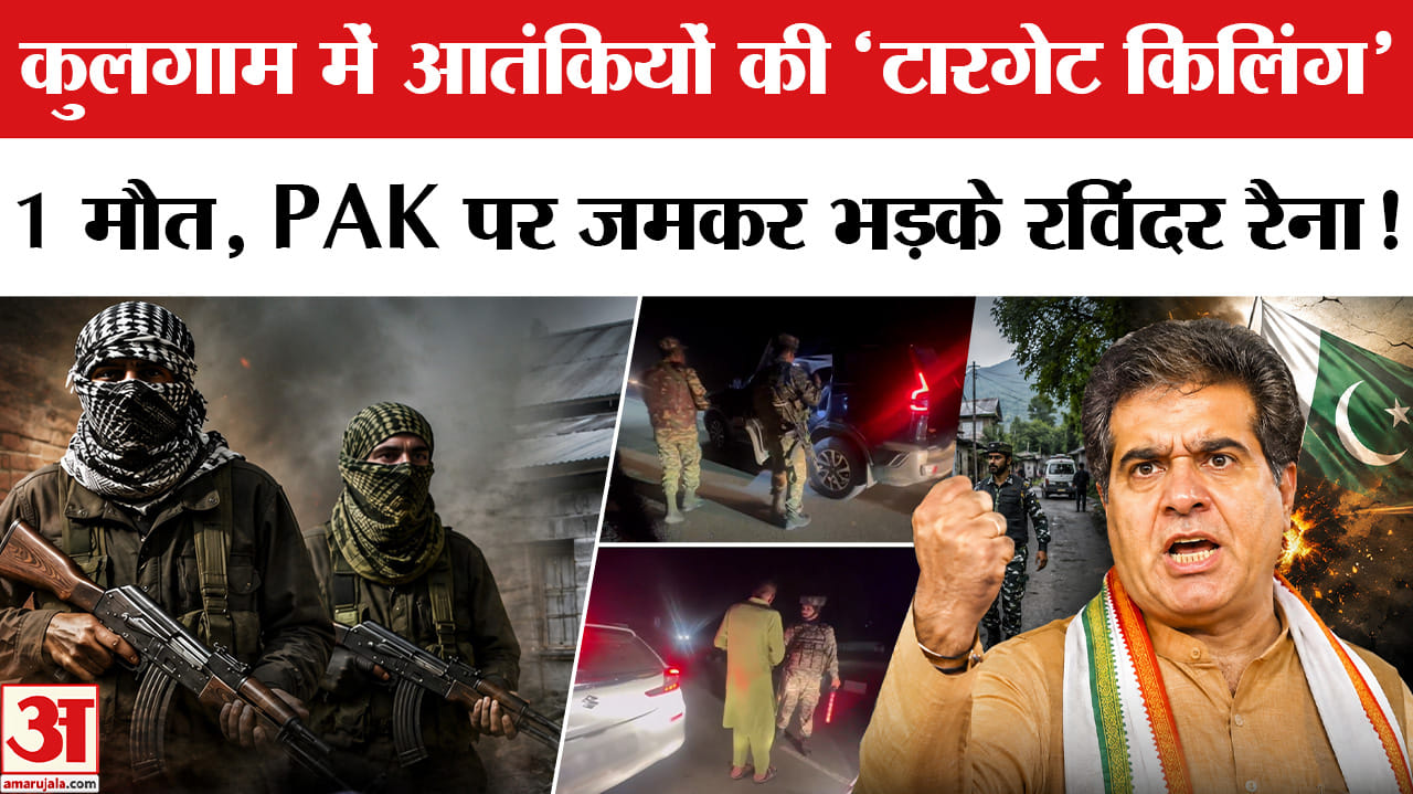 Kulgam Target Killing: जम्मू-कश्मीर के कुलगाम में 'टारगेट किलिंग,PAK पर जमकर भड़के रविंदर रैना!