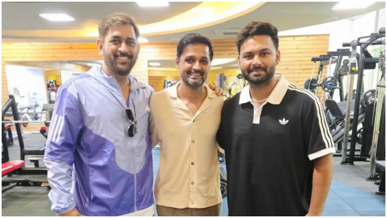 Rishabh Pant Trains With MS Dhoni Ahead of Sri Lanka Tests, Viral Gym Photo Wins Hearts