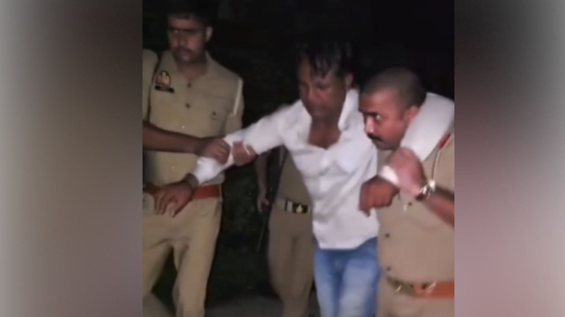 पुलिस के गिरफ्त में आरोपी