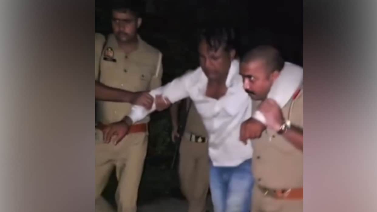 Two criminals arrested including notorious history-sheeter one shot in leg in jaunpur