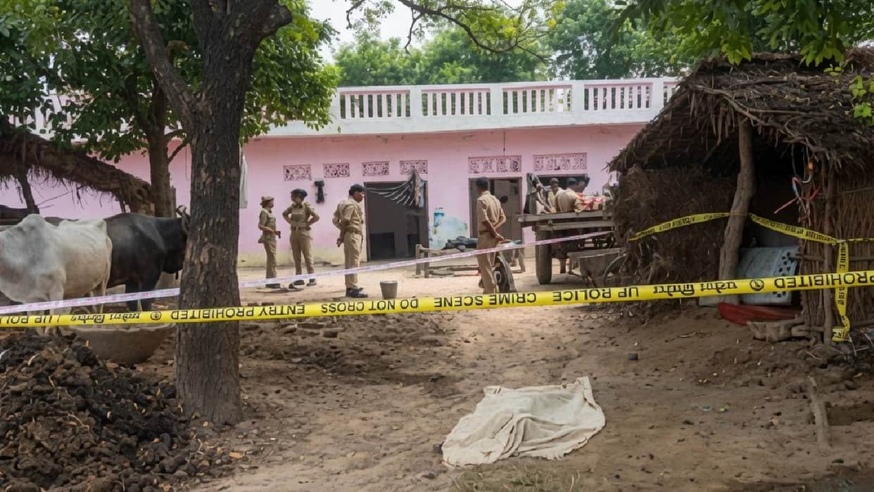UP: In Sitapur, a man hacked his minor sister to death with a *banka* (a heavy curved blade) because he was an