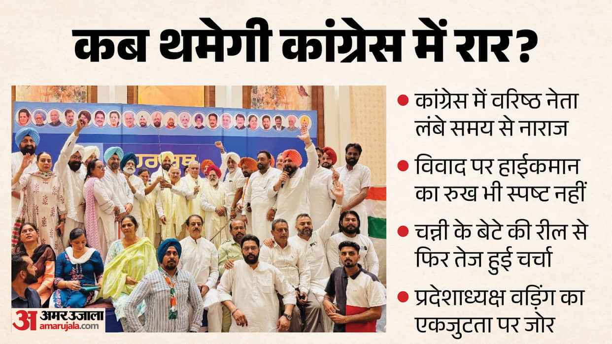 Punjab Elections 2027 Congress infighting persists: Silence of disgruntled leaders raises election concerns.