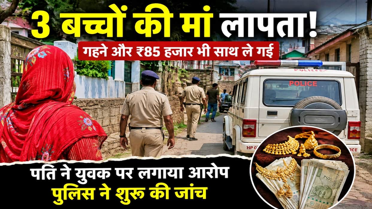 chamba missing woman left home with jewellery cash husband files complaint