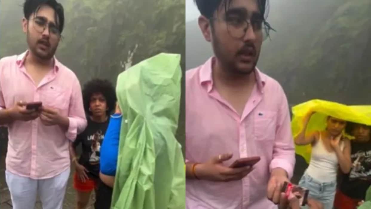 Lohagad Fort Smoking Row Local Man Confronts Tourists, Viral Video Divides the Internet
