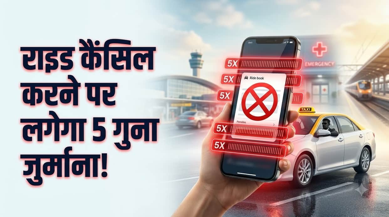 Maharashtra Aggregator Rules 2026: Ola, Uber, Rapido Drivers Face 5x Cancellation Fine