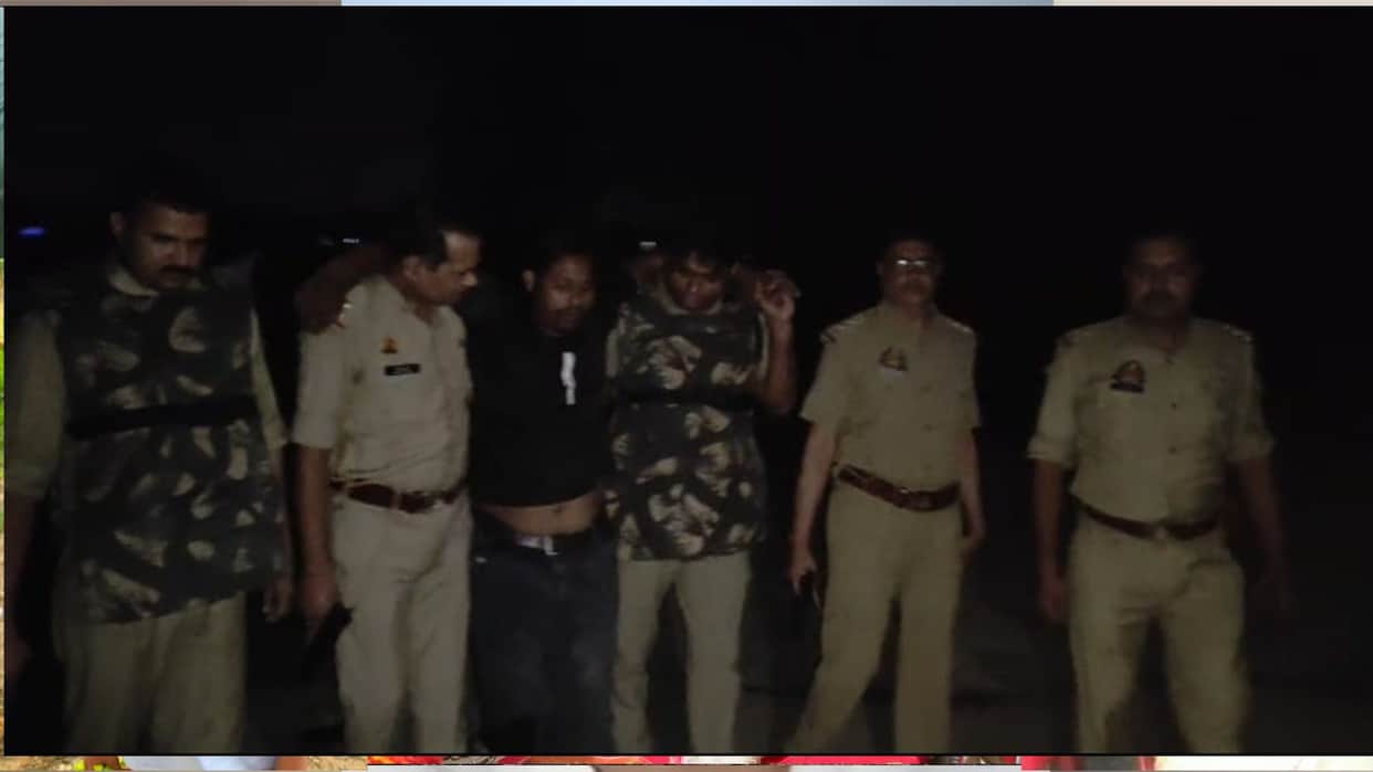 Police-criminal encounter in Deoria: One shot in the leg, two arrested.