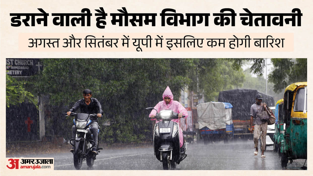 UP: Rainfall in the state may be less in August and September than in July, maximum and minimum temperatures m