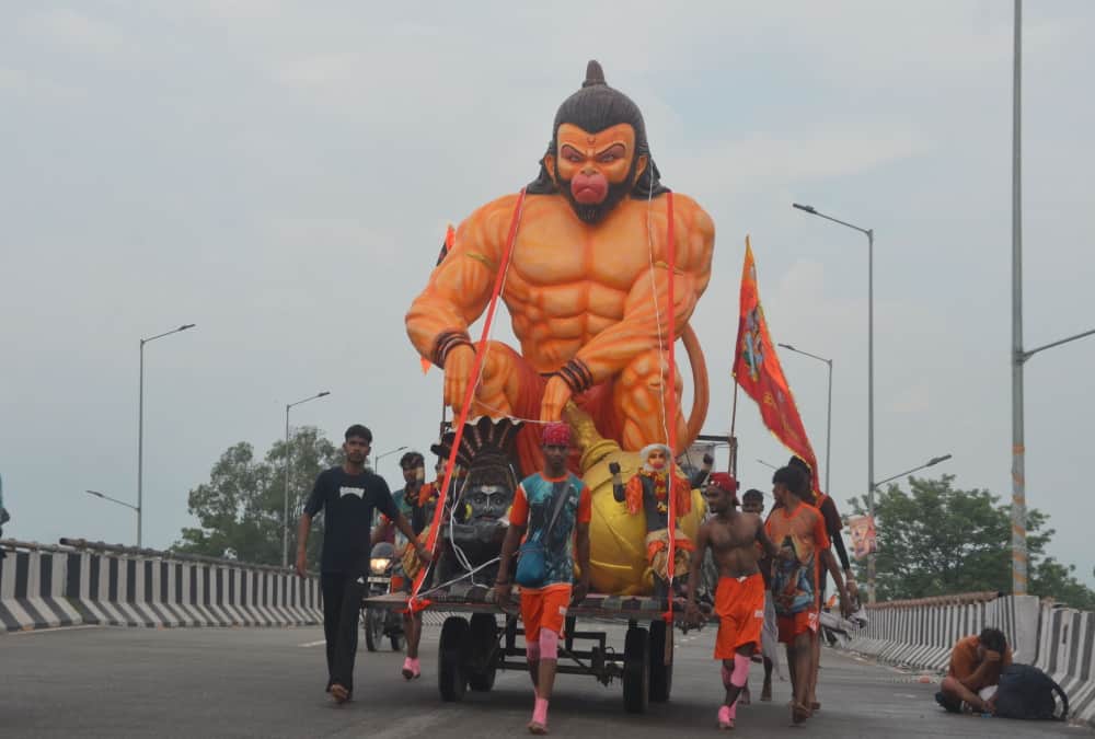 Kanwar Yatra 2026 Over 7 million devotees have collected ganga water magnificent Kanwars are drawing attention