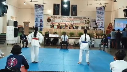 Kanpur 4th State Level Kobudo Championship Held Players Showcase Martial Arts Skills
