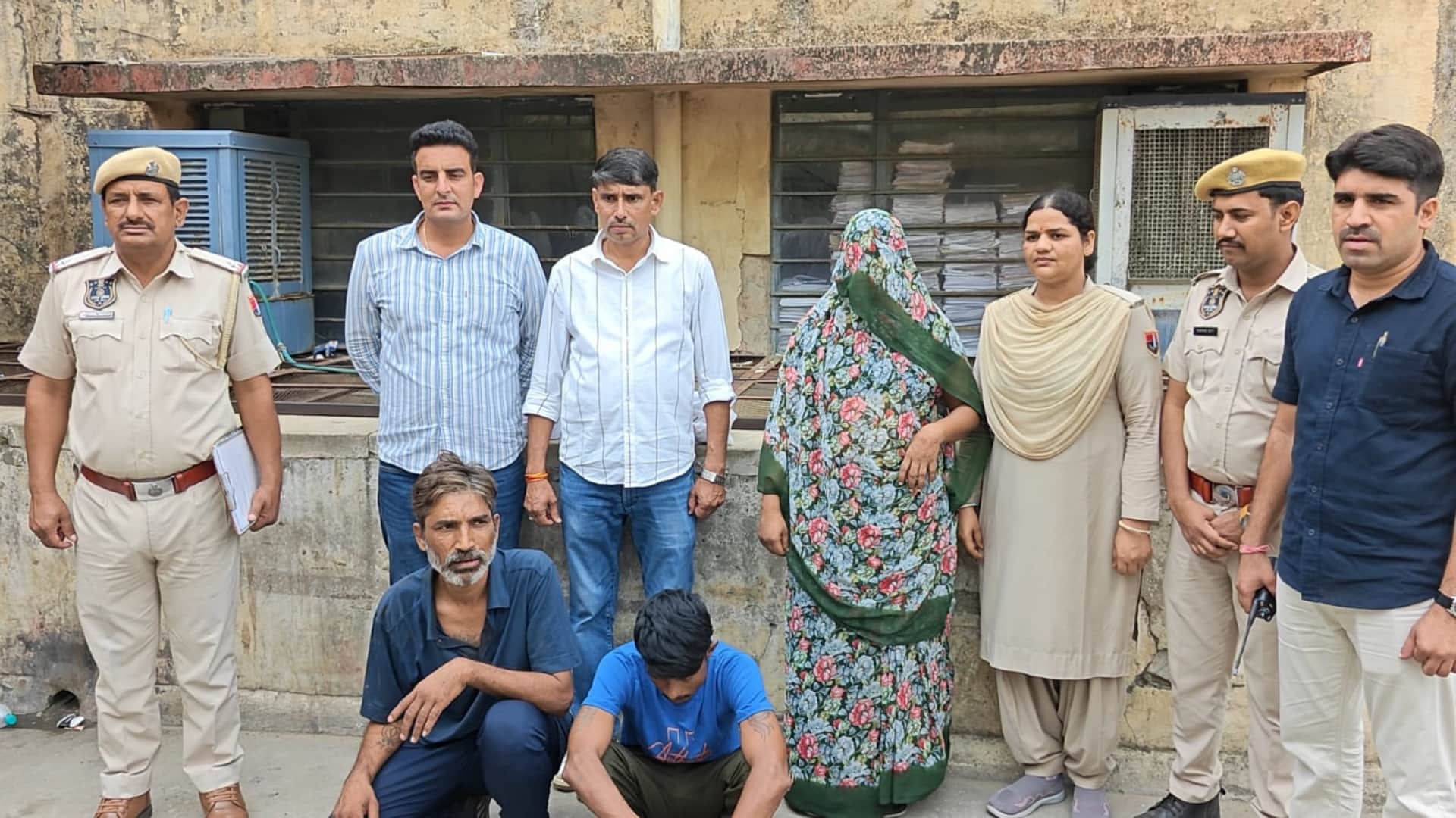 पुलिस हिरासत में आरोपी