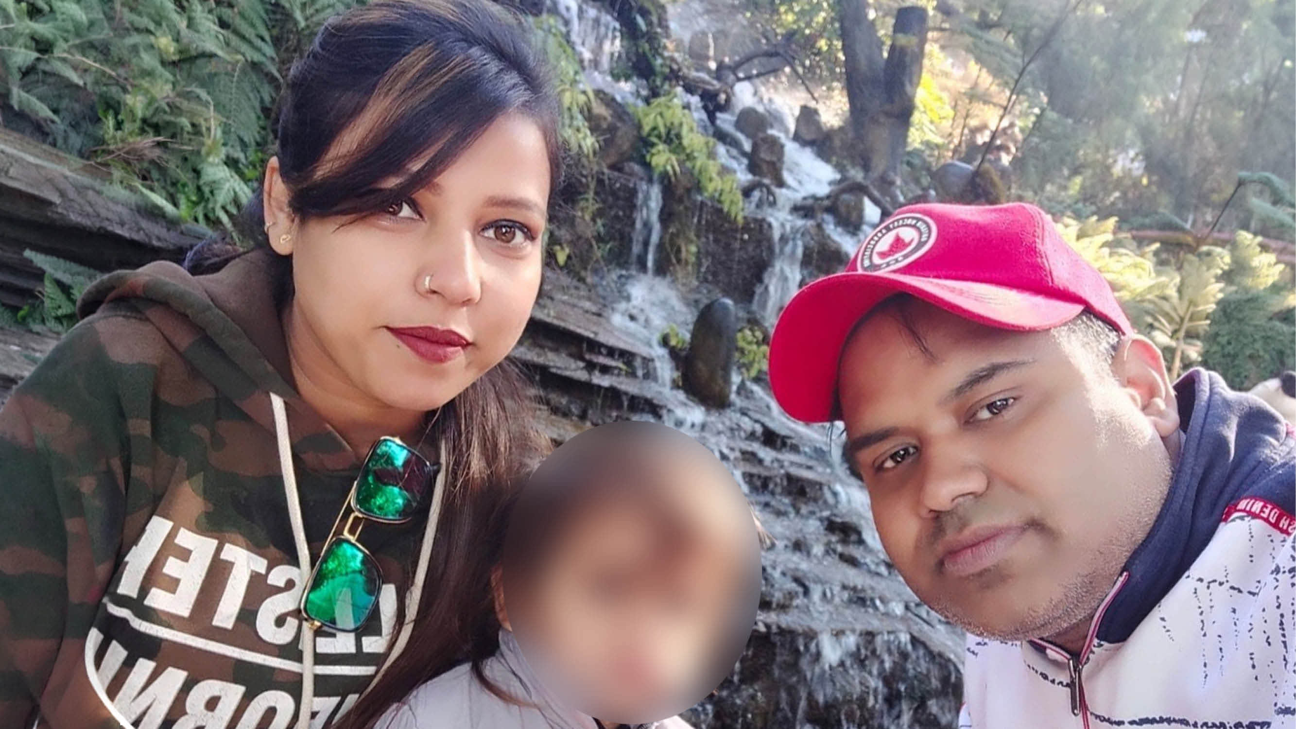 Father death captured on seven year old son mobile phone in Gurugram