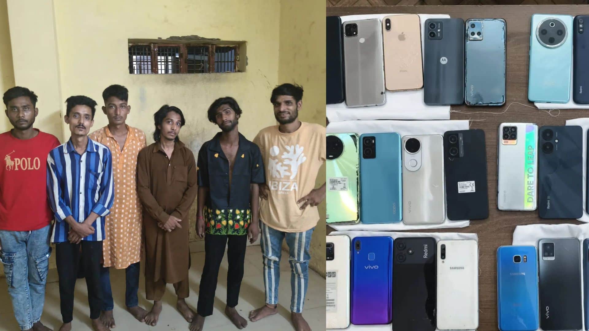 शातिर जेबकतरा गैंग के 6 आरोपी गिरफ्तार