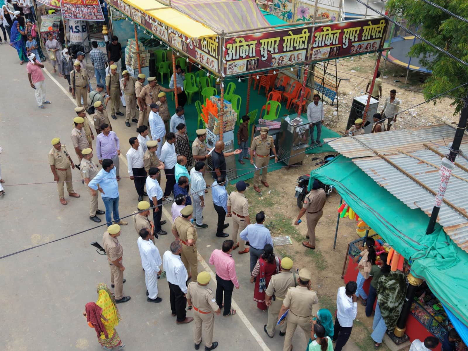 Tight Security Arrangements at Devkali Temple Ahead of First Sawan Monday