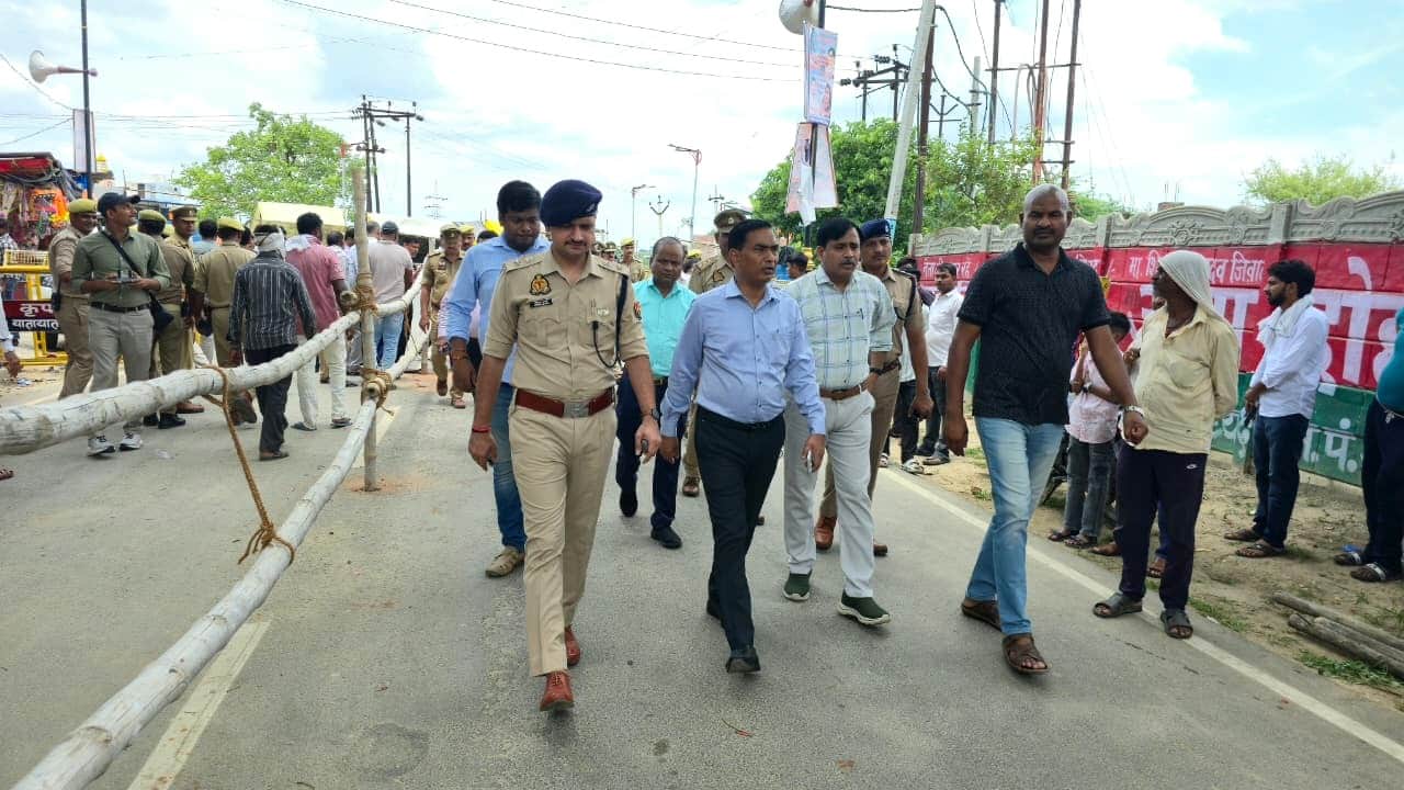 Tight Security Arrangements at Devkali Temple Ahead of First Sawan Monday