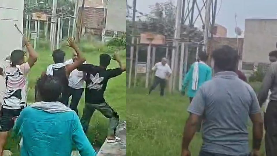 SSO was chased down and beaten at electrical substation due to power cut in mathura