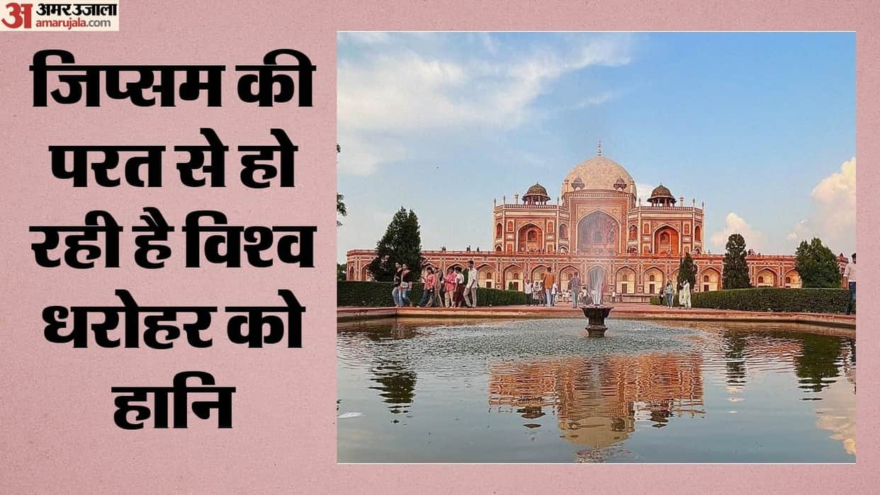 Humayun's Tomb is weakening due to Delhi's toxic air