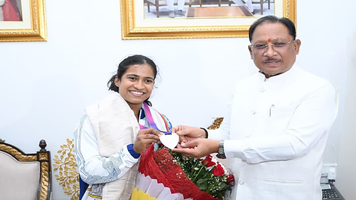 Reward for Commonwealth Games silver medal: Dnyaneshwari Yadav to become a DSP; CM Sai announcement