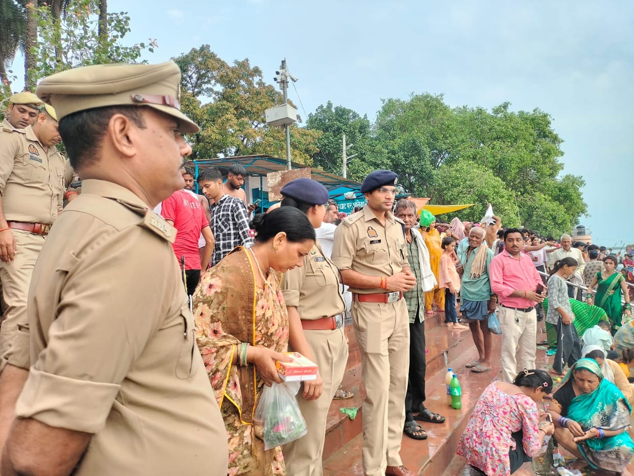 DCP Reviews Security Arrangements at Nandeshwar Dham on First Monday of Sawan