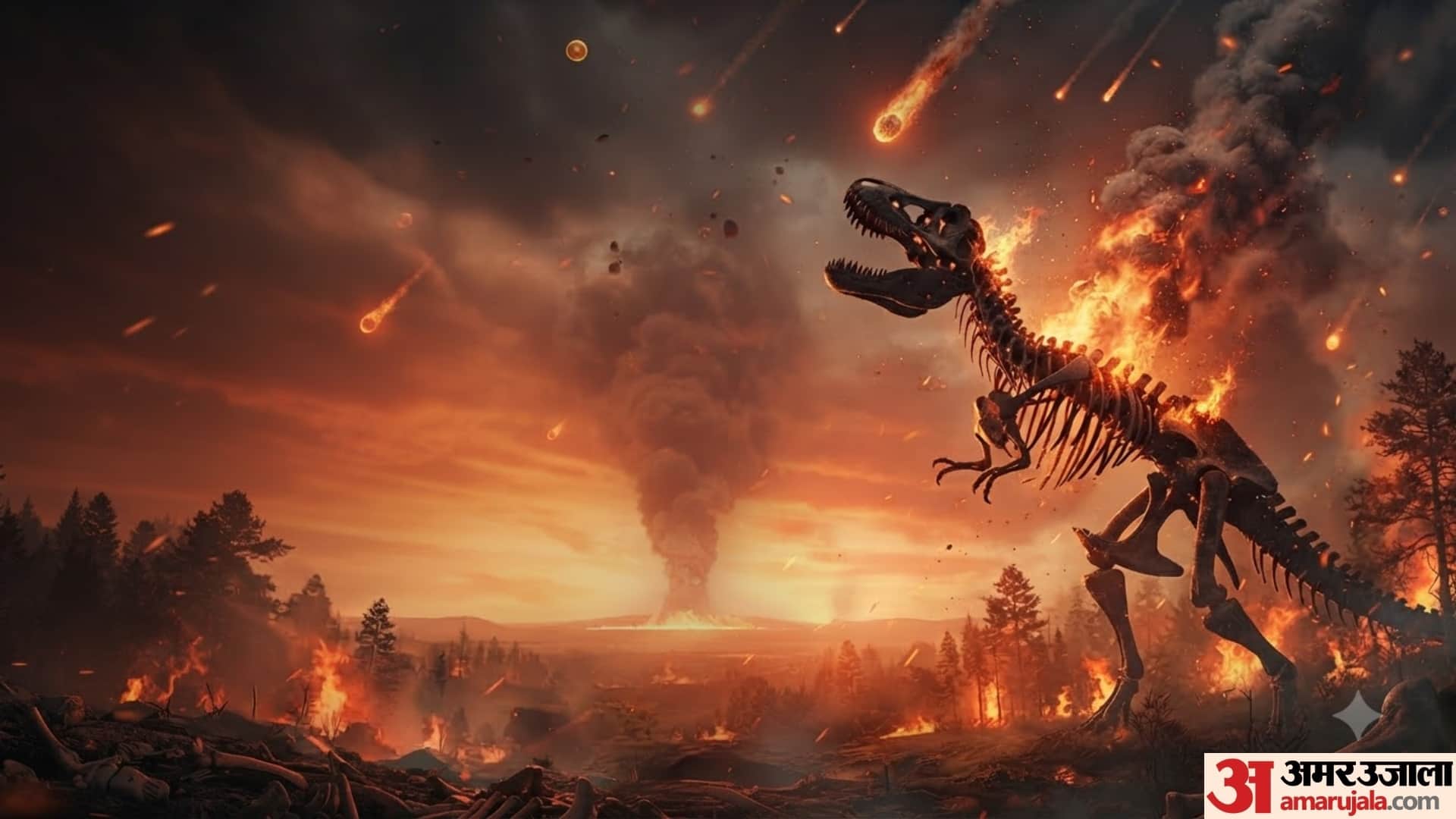 Dinosaur Killing Asteroid Hit Earth And Worldwide Fires Incinerated Animals Study Finds trending news