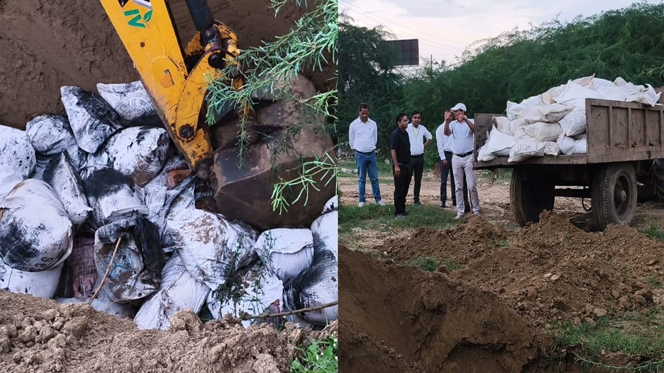 Food Department team gets four thousand kg of Peda destroyed in Mathura