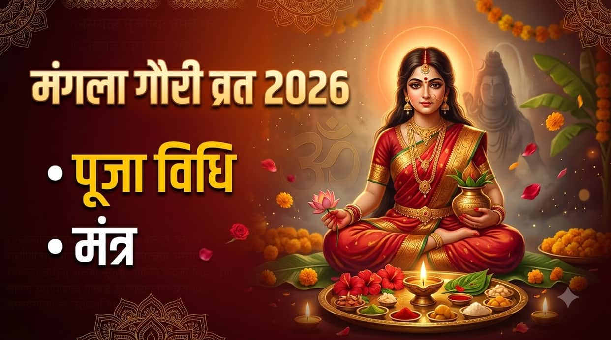 Mangla Gauri Vrat 2026 Puja Vidhi mantra mangla gauri vrat ke niyam in hindi