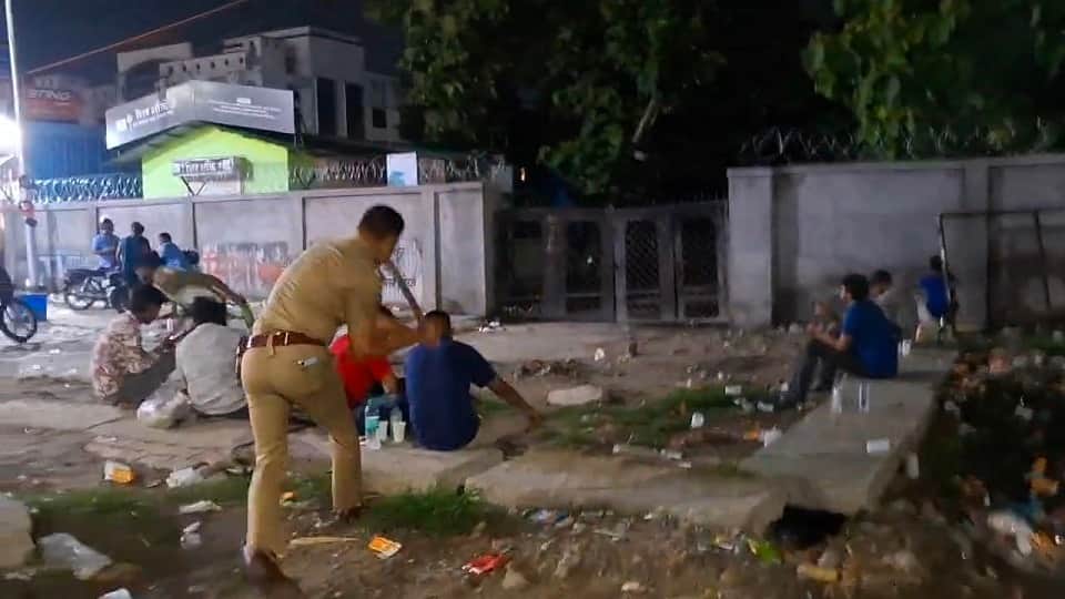 Police crack down on those openly drinking alcohol on Nainital Highway
