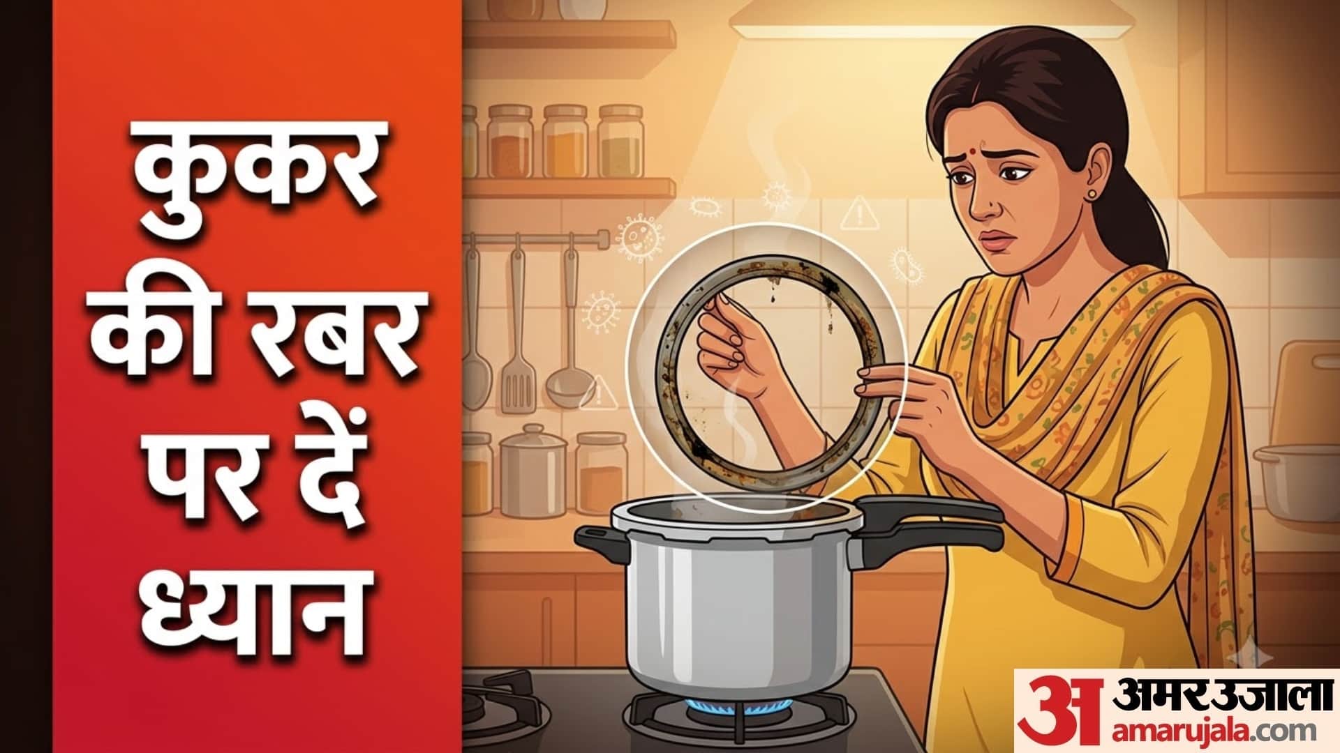 प्रेशर कुकर की रबर रिंग बन सकती है बीमारी की वजह