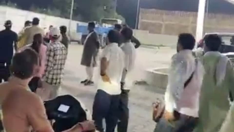 Commotion at Jalandhar petrol pump Vehicle fails to start after refuelling with diesel