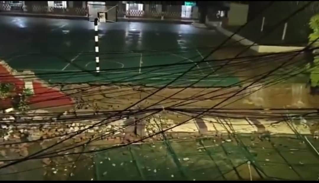 Major Mishap Averted as Westcott School Wall Collapses in Civil Lines