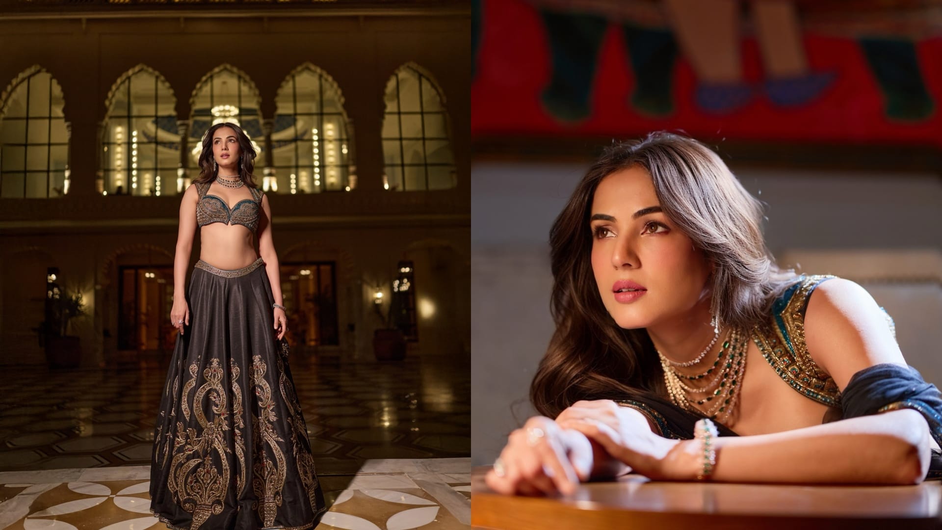 Sonal Chauhan saree photos bold photos in Lehenga And choli fans remember Emraan Hashmi
