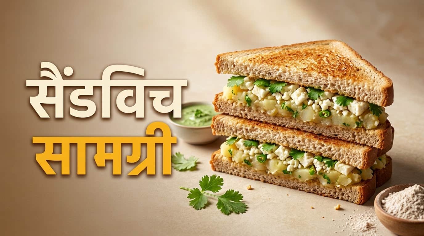 Sawan Somwar Vrat Falahari Sandwich Recipe In Hindi