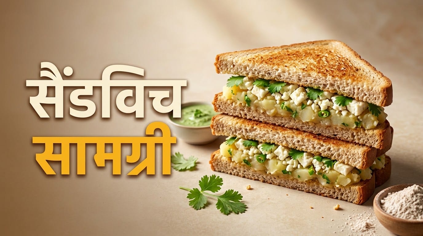 Sawan Somwar Vrat Falahari Sandwich Recipe In Hindi