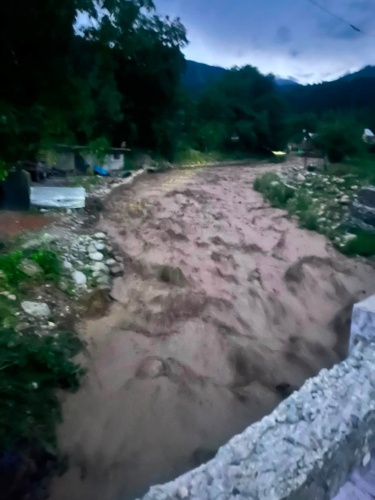 Cloudbursts occurred at three locations in Ganderbal and Shopian.
