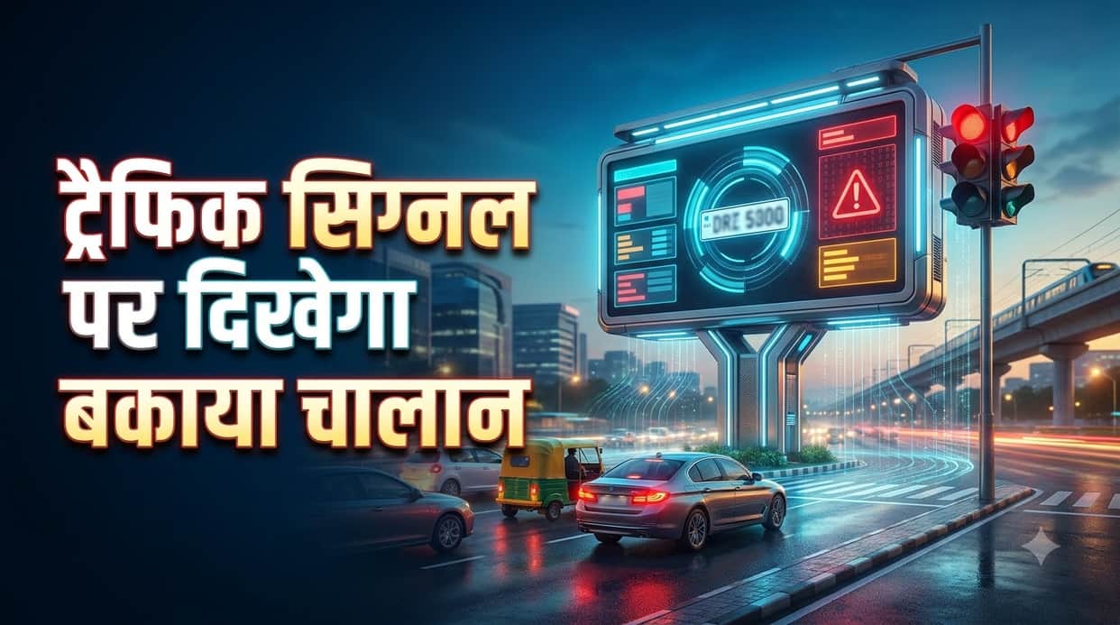 Gurugram Traffic Police Launches AI Display Screens to Showcase Pending Challans in Real-Time